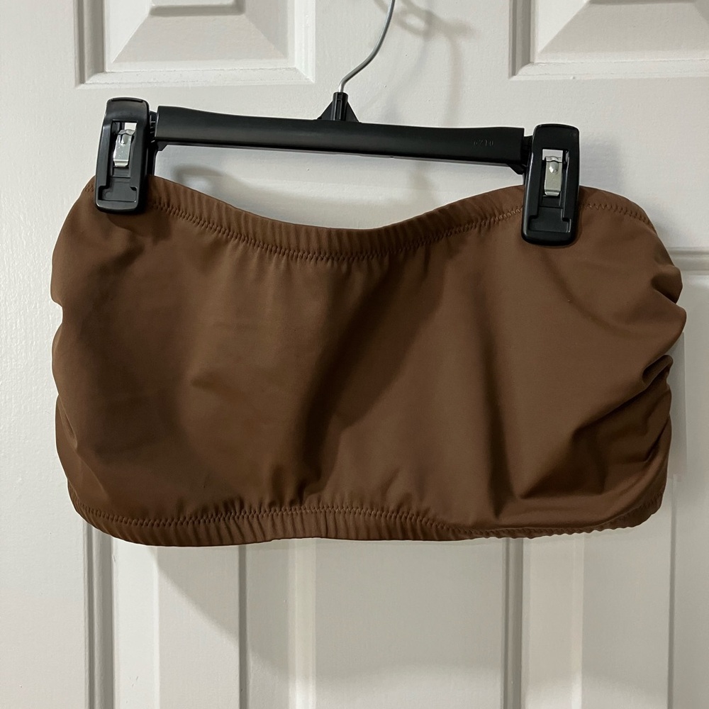 Nubian Skin Tan Bandeau Bra